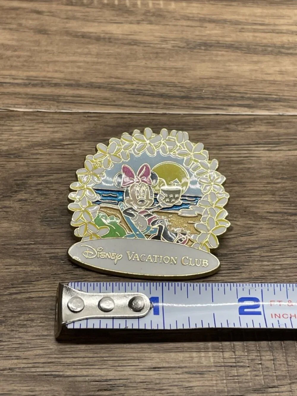 Disney Vacation Club Pin 2010 DVC Exclusive Minnie Mouse on the Beach KG JD